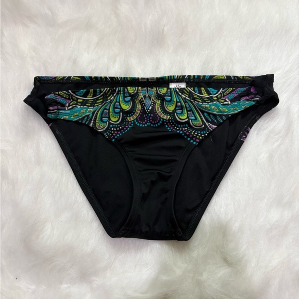 ATHLETA Bikini Bottom M Paisley Swim Bottoms‎